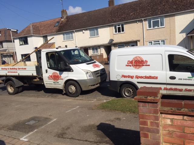 Brick wall in Emmer Green, Reading, Berkshire by your friendly local builders