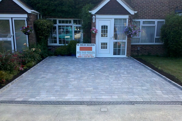 Parking area in Emmer Green, Reading, Berkshire by your friendly local builders